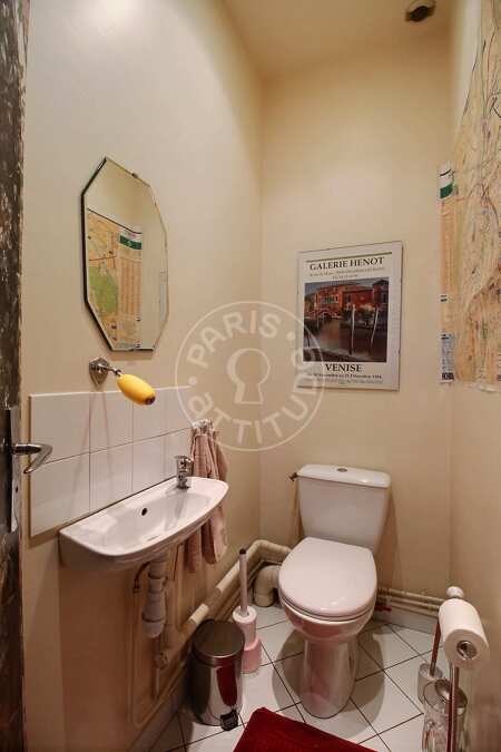 WC Möblierte wohnung - 41m²  - 1 Zimmer - Porte Maillot / Palais des Congrès - Paris