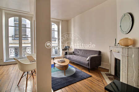 Sala Apartamento mobilado - 49m²  - 1 quarto - Arts et Métiers - Paris