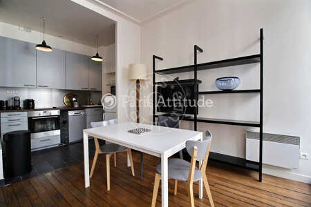 Sala de jantar Apartamento mobilado - 49m²  - 1 quarto - Arts et Métiers - Paris