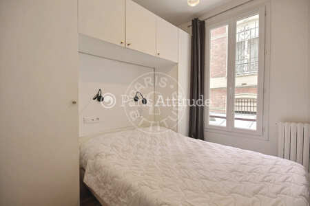 Bedroom Furnished apartment - 50m²  - 2 bedrooms - Arc de Triomphe - Paris