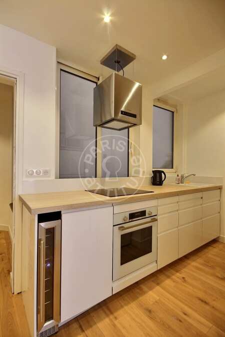 Cocina Estudio amueblado - 28m²  - Temple - París