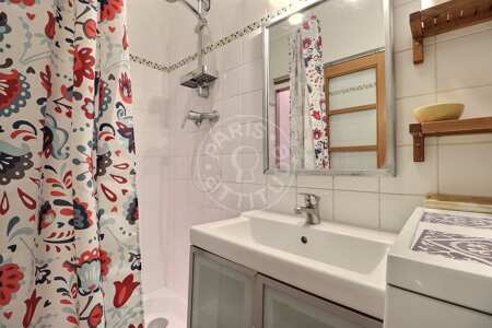 Badezimmer Möblierte studio - 21m²  - Tour Eiffel - Paris