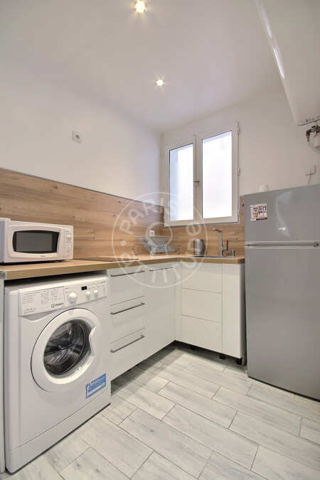 Cozinha Apartamento mobilado - 34m²  - 1 quarto - Marx Dormoy - Paris
