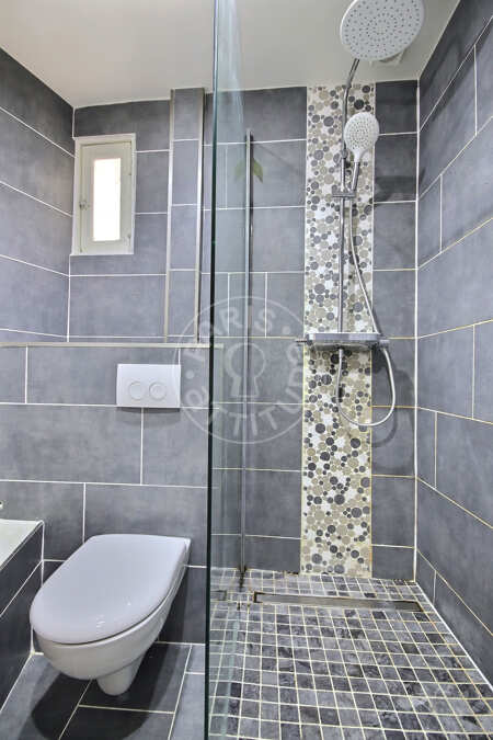 Casa de banho Apartamento mobilado - 34m²  - 1 quarto - Marx Dormoy - Paris