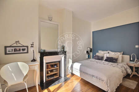 Camera da letto Appartamento arredato - 37m²  - 1 locale - Jules Joffrin - Mairie du 18ème - Parigi