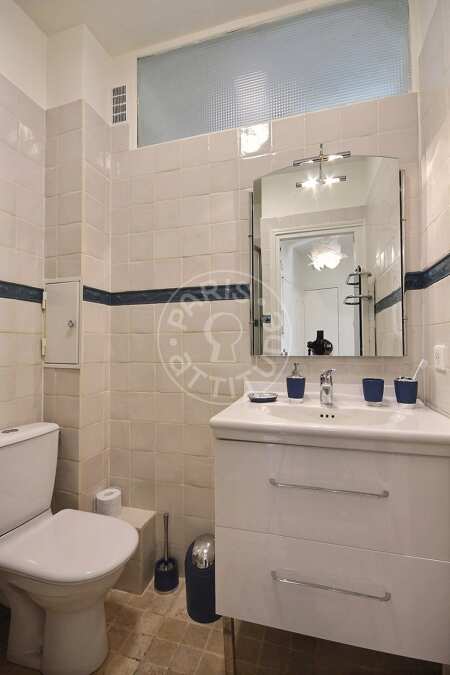 Bagno Appartamento arredato - 37m²  - 1 locale - Jules Joffrin - Mairie du 18ème - Parigi
