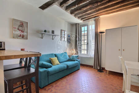 Salon Studio meublé - 22m²  - Place Monge - Paris