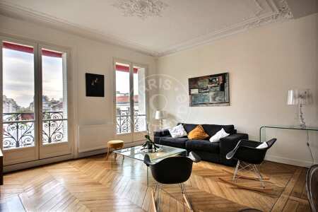 Sala Apartamento mobilado - 107m²  - 3 quartos - Ecole Militaire / Unesco / Duroc - Paris