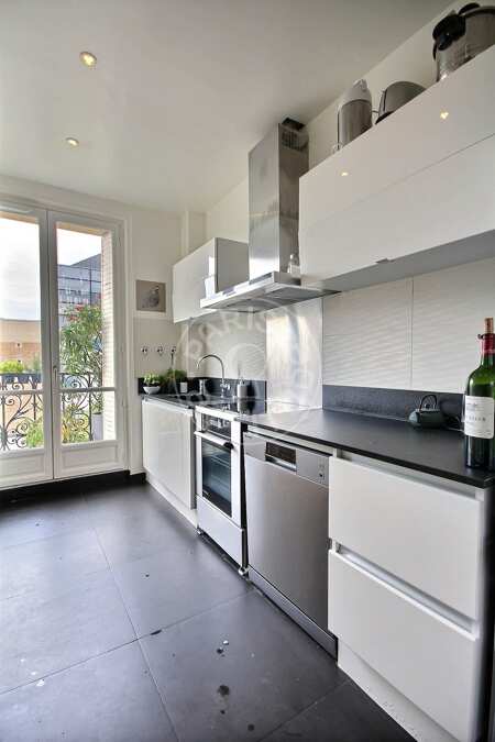 Cozinha Apartamento mobilado - 107m²  - 3 quartos - Ecole Militaire / Unesco / Duroc - Paris