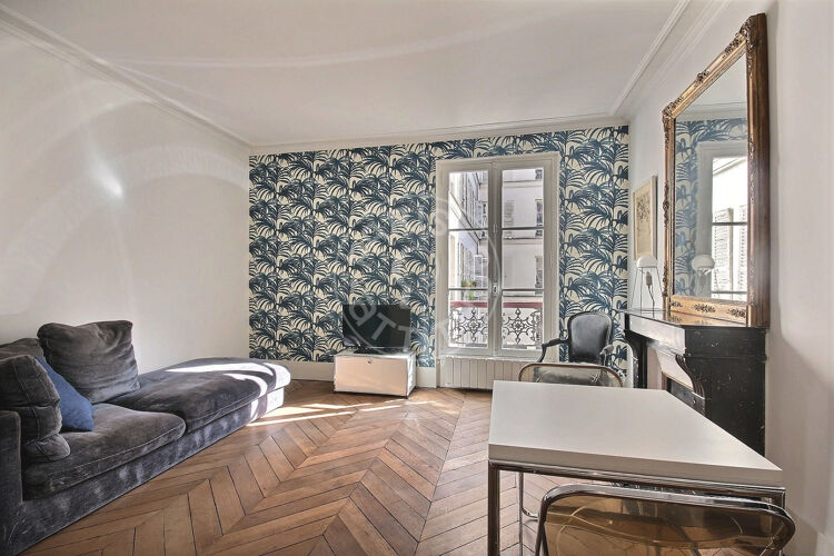 Salón - 1 dormitorio amueblado - París 75010 - 13736