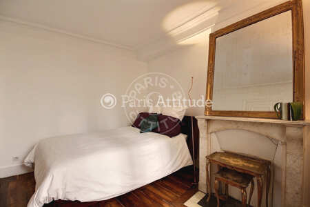 Bedroom Furnished apartment - 64m² - 2 bedrooms - Invalides - Paris
