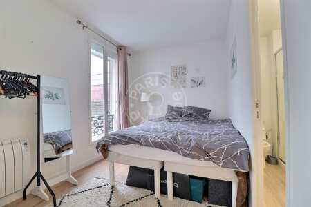 Camera da letto Appartamento arredato - 43m²  - 1 locale - Motte-Piquet Grenelle - Parigi