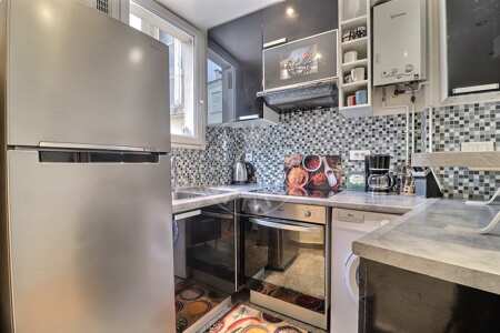 Cozinha Apartamento mobilado - 40m²  - 1 quarto - Montmartre / Place des Abbesses - Paris