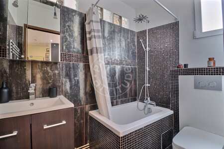 Casa de banho Apartamento mobilado - 40m²  - 1 quarto - Montmartre / Place des Abbesses - Paris