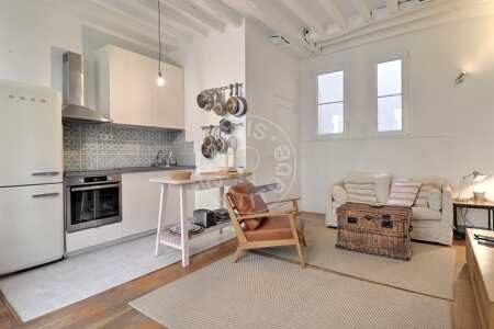 Salotto Appartamento arredato - 52m²  - 2 locali - Temple - Parigi