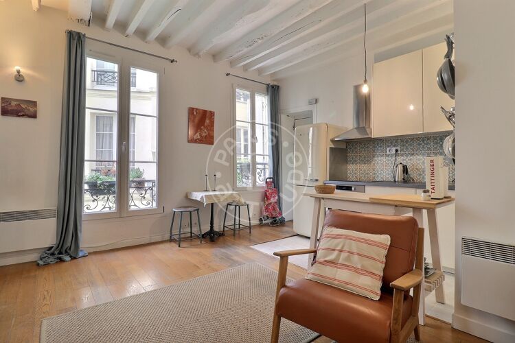 Salotto - 2 locali arredato - Parigi 75003 - 13749