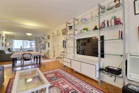 Living room Furnished apartment - 63m²  - 2 bedrooms - Tour Eiffel - Paris