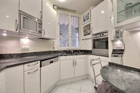 Cocina Piso amueblado - 101m²  - 2 dormitorios - Ile Saint-Louis - París