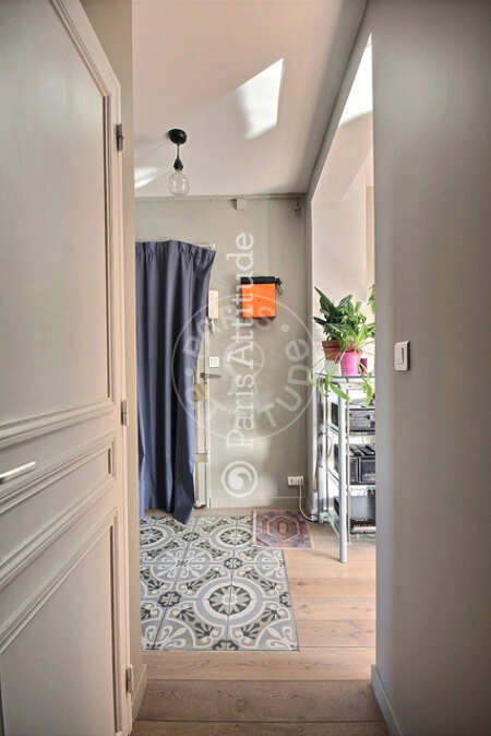 Entrée Appartement meublé - 61m² - 1 chambre - Riquet - Paris
