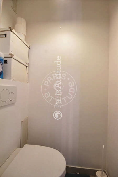 Toilettes Appartement meublé - 61m² - 1 chambre - Riquet - Paris