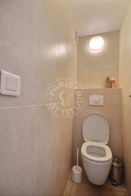 Toilettes Appartement meublé - 29m²  - 1 chambre - Bastille - Paris