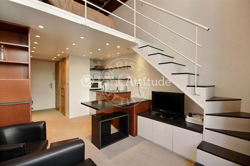 Studio alcove meublé - Paris 75004 - 13760