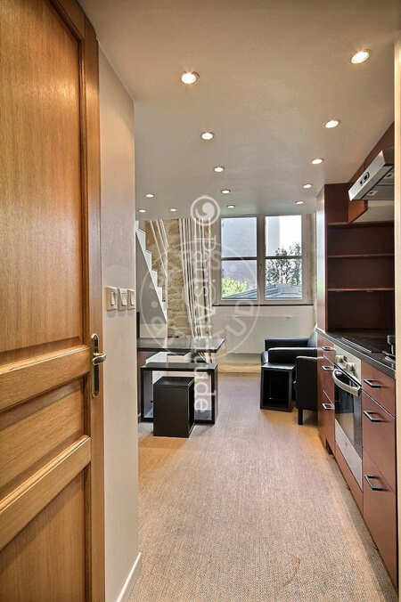 Entrée Studio alcove meublé - 28m²  - Ile Saint-Louis - Paris