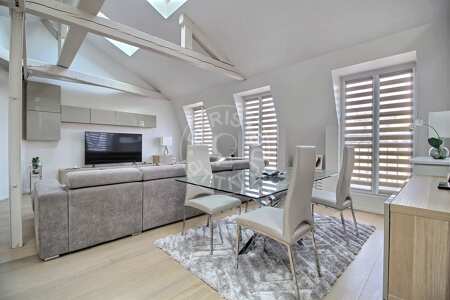 Salle à manger Appartement meublé - 93m²  - 2 chambres - Alma-Marceau - Paris