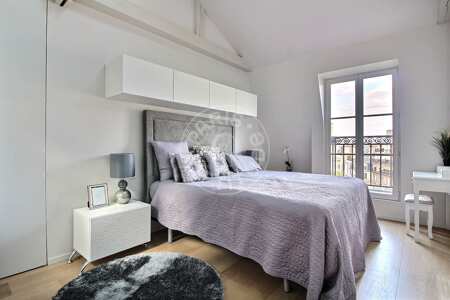 Chambre Appartement meublé - 93m²  - 2 chambres - Alma-Marceau - Paris
