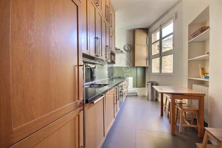 Cocina Piso amueblado - 117m²  - 3 dormitorios - Wagram - París