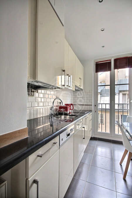 Cozinha Apartamento mobilado - 53m²  - 2 quartos - Panthéon / Sorbonne - Paris