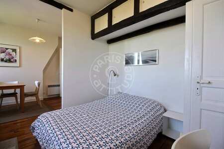 Wohnzimmer Möblierte studio - 27m²  - Place Monge - Paris