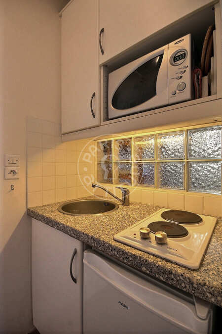 Küche Möblierte studio - 27m²  - Place Monge - Paris