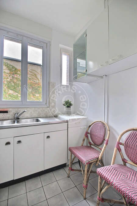 Küche Möblierte wohnung - 53m²  - 1 Zimmer - Oberkampf - Paris