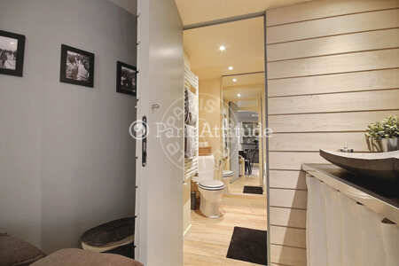 Salle de bain Appartement meublé - 47m²  - 1 chambre - Sacré-Cœur - Paris