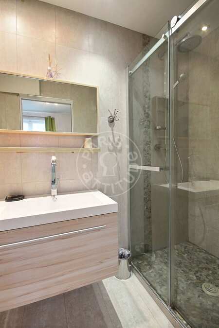 Casa de banho Apartamento mobilado - 30m²  - 1 quarto - Place des Vosges - Paris