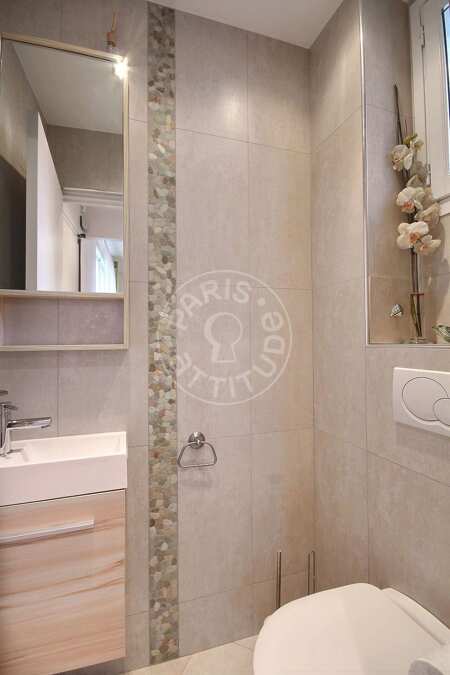 WC Apartamento mobilado - 30m²  - 1 quarto - Place des Vosges - Paris