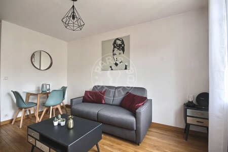 Salón Estudio amueblado - 22m²  - Mirabeau - París