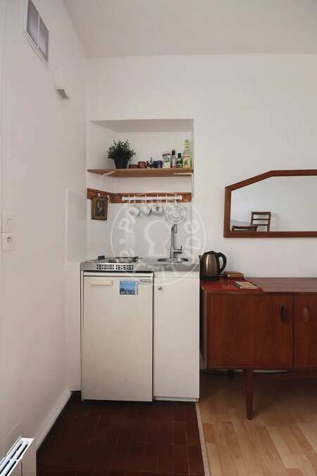 Cucina Appartamento arredato - 30m²  - 1 locale - Saint-Paul - Parigi