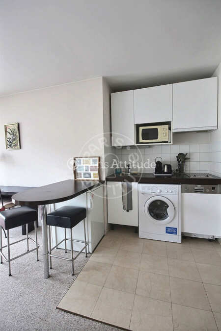 Cozinha Quitinete mobilado - 39m²  - La Muette / Bois de Boulogne - Paris