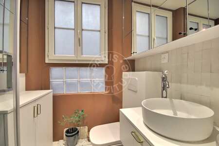 Badezimmer Möblierte wohnung - 28m²  - 1 Zimmer - Jules Joffrin - Mairie du 18ème - Paris