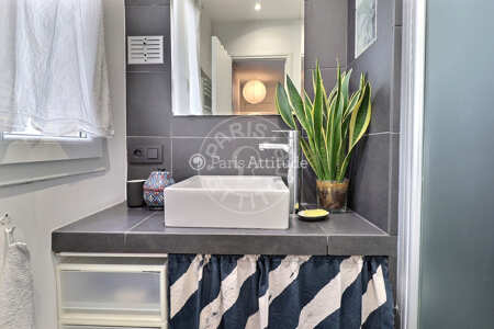 Salle de bain Appartement meublé - 40m²  - 1 chambre - Musée Picasso - Paris