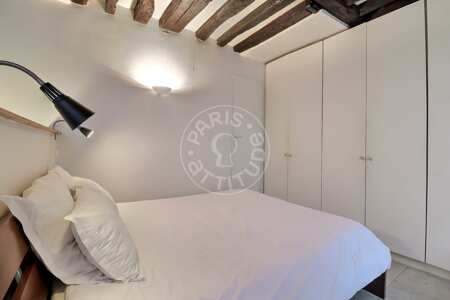 Chambre Studio alcove meublé - 38m²  - Place des Vosges - Paris