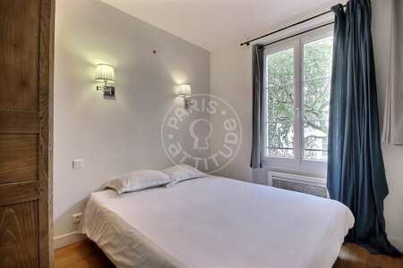 Bedroom Furnished apartment - 31m²  - 1 bedroom - Place Monge - Paris