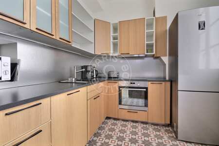 Cozinha Apartamento mobilado - 67m²  - 1 quarto - Ile Saint-Louis - Paris