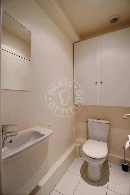 WC Apartamento mobilado - 66m²  - 1 quarto - Montorgueil - Paris