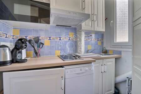 Cocina Piso amueblado - 32m²  - 1 dormitorio - Jardin des Plantes - París