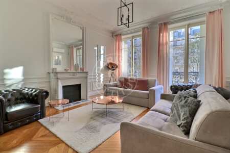 Wohnzimmer Möblierte wohnung - 138m²  - 3 Zimmer - Porte Maillot / Palais des Congrès - Paris