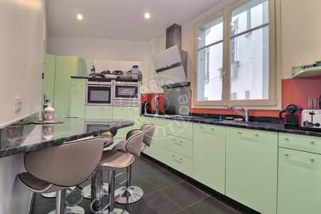 Küche Möblierte wohnung - 138m²  - 3 Zimmer - Porte Maillot / Palais des Congrès - Paris