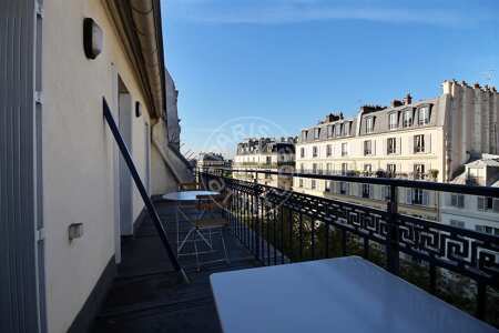 Balcon Appartement meublé - 60m²  - 2 chambres - Oberkampf - Paris